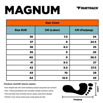 Size Chart RUB MAGNUM