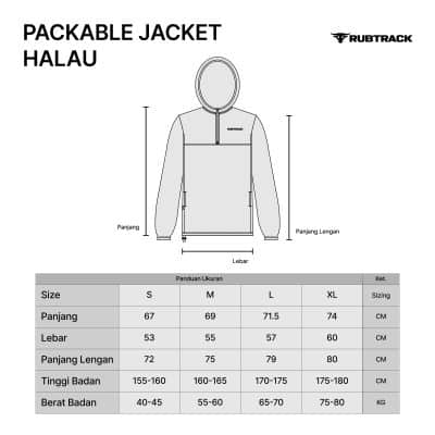 PANDUAN UKURAN RUBTRACK HALAU